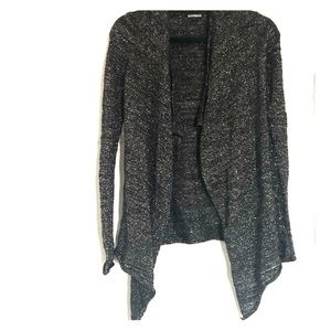 Express: black and gold women’s cardigan